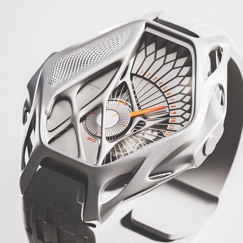 3D printed titanium watch