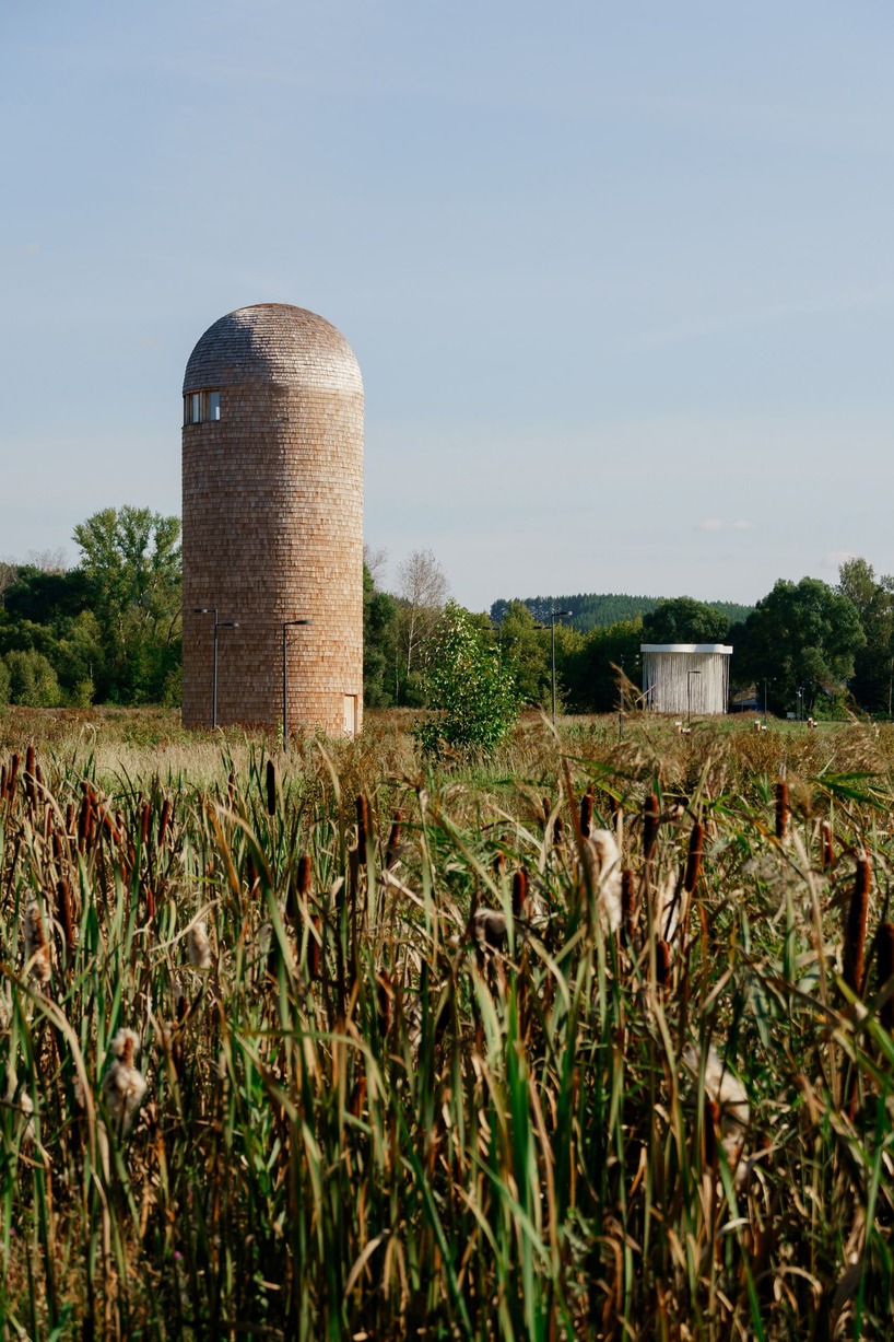 gora architects turns cow pasture into student art park in rural russia