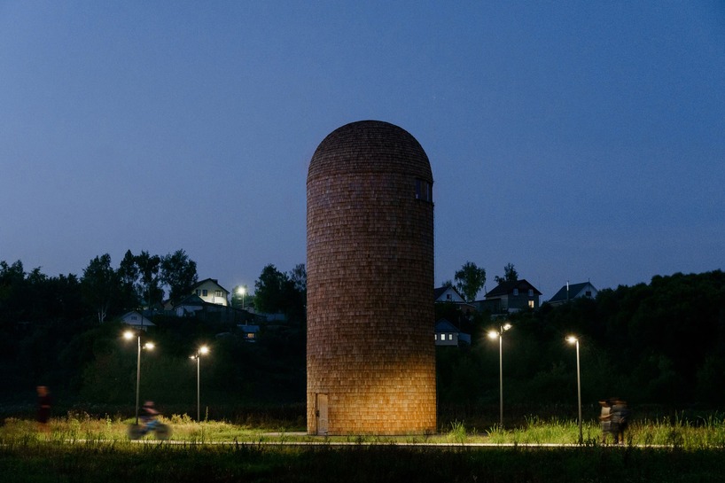 gora architects turns cow pasture into student art park in rural russia
