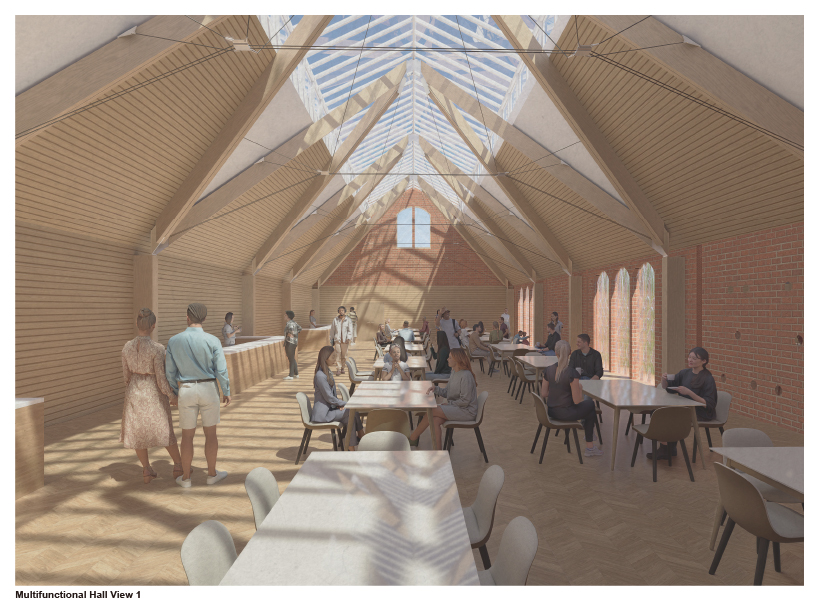 birdhouse-lined extension by wei feng transforms manchester’s withington baths into shared habitat