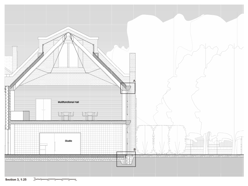 birdhouse-lined extension by wei feng transforms manchester’s withington baths into shared habitat