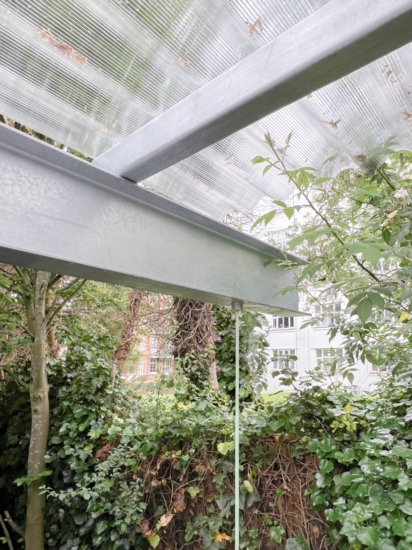 neiheiser argyros&rsquo; london pavilion combines storage cabinet and garden canopy in one - 4