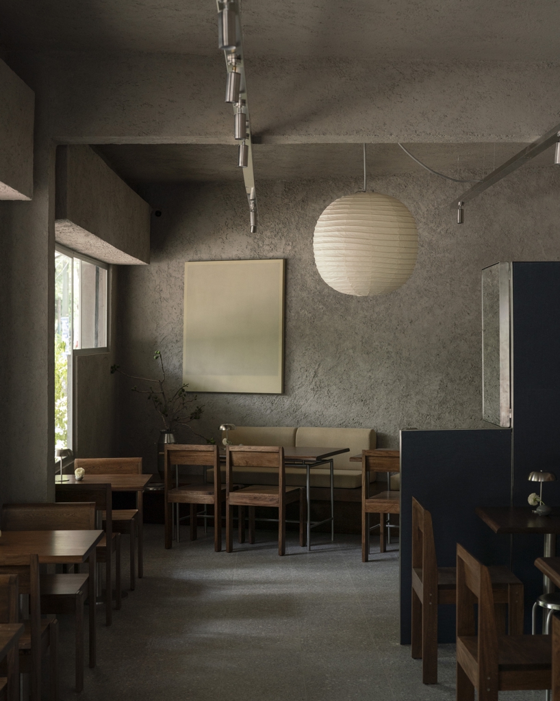 Formant Studio Lears Brutilist Texture and Local Design at Marne Cafe in Mexico City