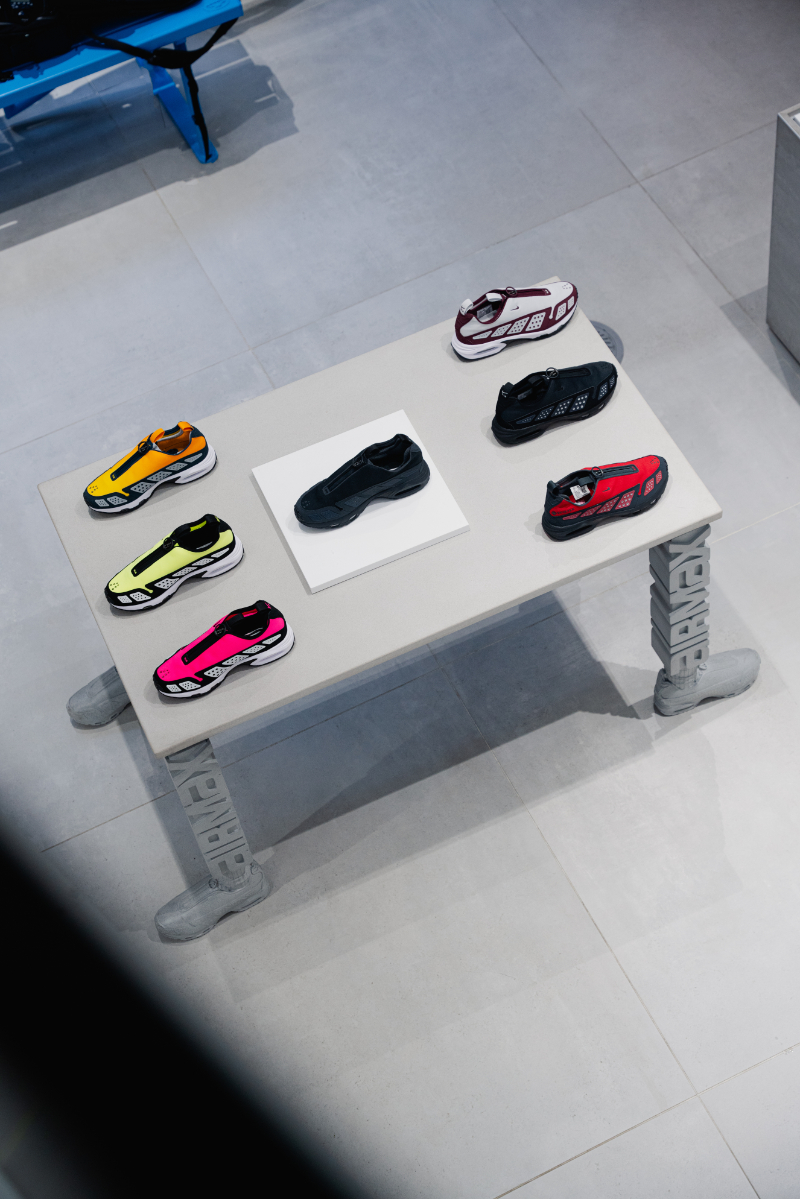 nigel VMU reimagines 90s digital culture with sculptural nike air max table for offspring