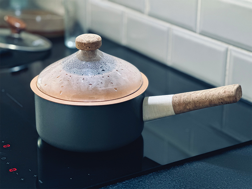 bindu domestic tools made of reused cork and clay reinterpret indigenous practices