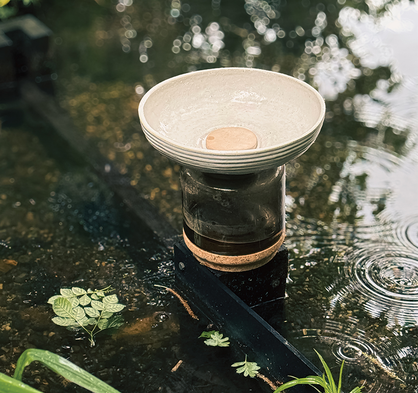 bindu domestic tools made of reused cork and clay reinterpret indigenous practices