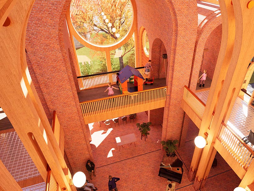 studiolowe&rsquo;s house of timefulness reuses cambridge church ruin for urban hospice care - 6