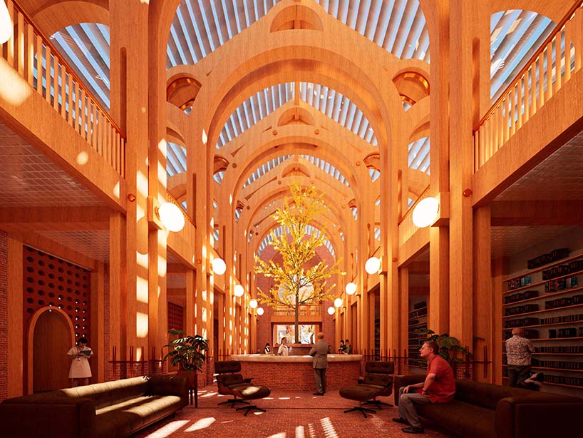 studiolowe&rsquo;s house of timefulness reuses cambridge church ruin for urban hospice care - 4