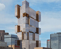 studiolowe design adapts foreclosed denver tower into well-ness affordable housing
