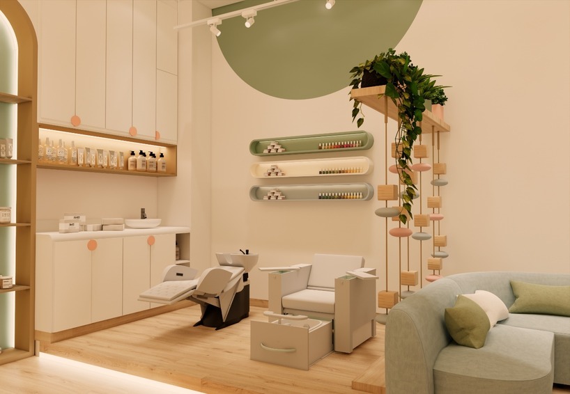 terrazzo patterns and vibrant hues animate children’s hair salon in dubai shopping mall - 1