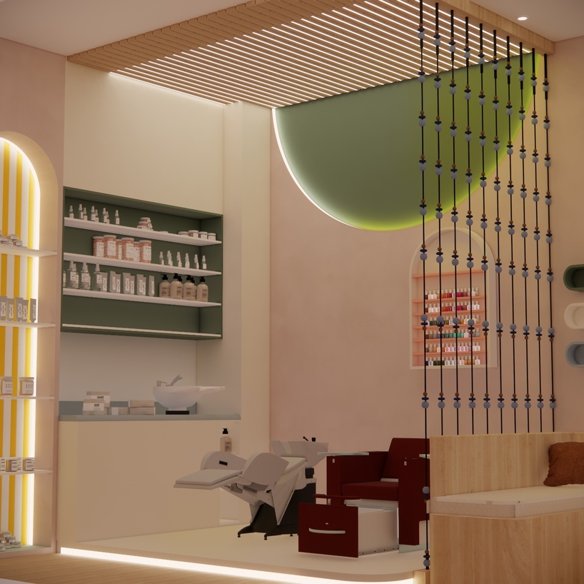 terrazzo patterns and vibrant hues animate children’s hair salon in dubai shopping mall - 8