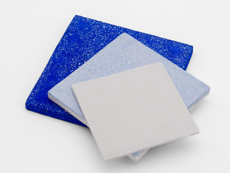 biomaterial tiles by fahrenheit 180 reimagine lisbon's azulejos with oyster shells and seaweed