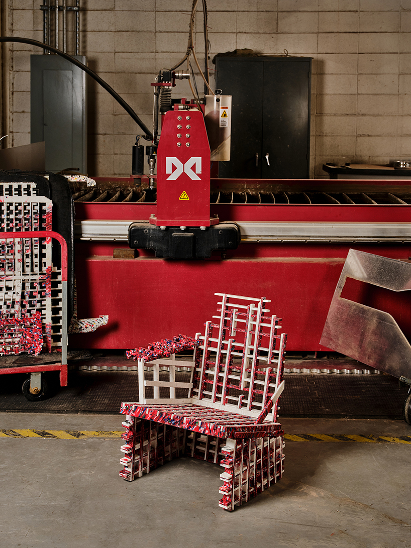 plastic reimagined transforms campus waste into vibrant chairs at atlanta contemporary