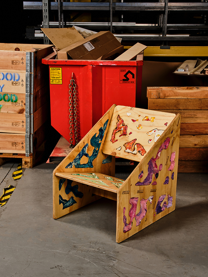 plastic reimagined transforms campus waste into vibrant chairs at atlanta contemporary