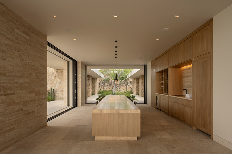 casa la vista&rsquo;s exterior skin resembles tones and textures of mexican desert