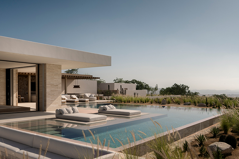 casa la vista&rsquo;s exterior skin resembles tones and textures of mexican desert