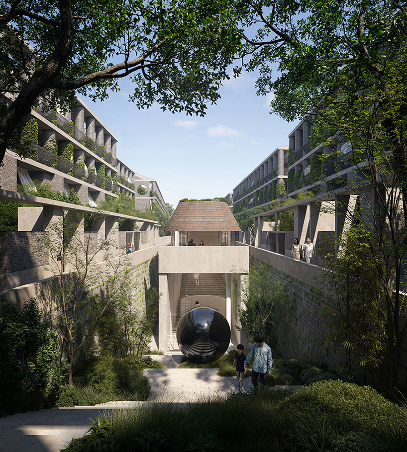 dhaus first project in china within nanjing historic city wall 7