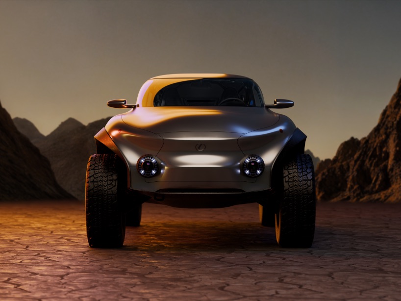 seabrook studio envisions lexus ex truck concept with sculpted curves and elevated stance