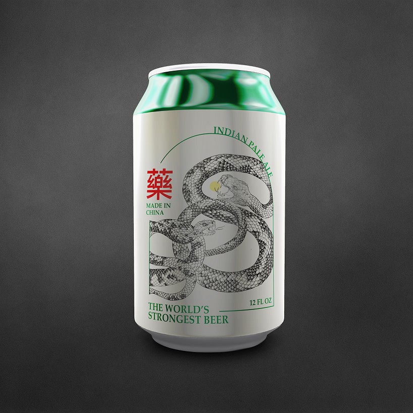 El diseño del empaque original de Yao reinterpreta la estética tradicional de la vajilla china.