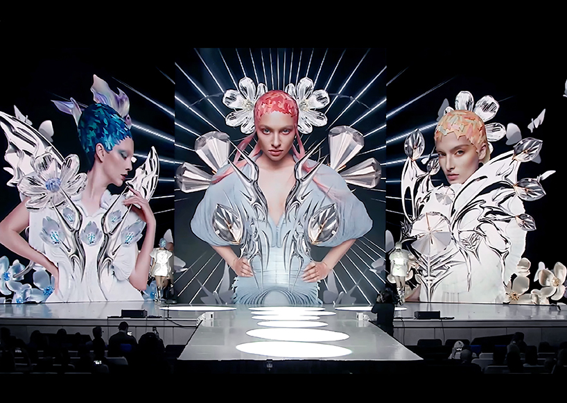 Gráficos de movimiento orgánico y versiones futuristas conforman la pista del Congreso Aveda de Dany Vo