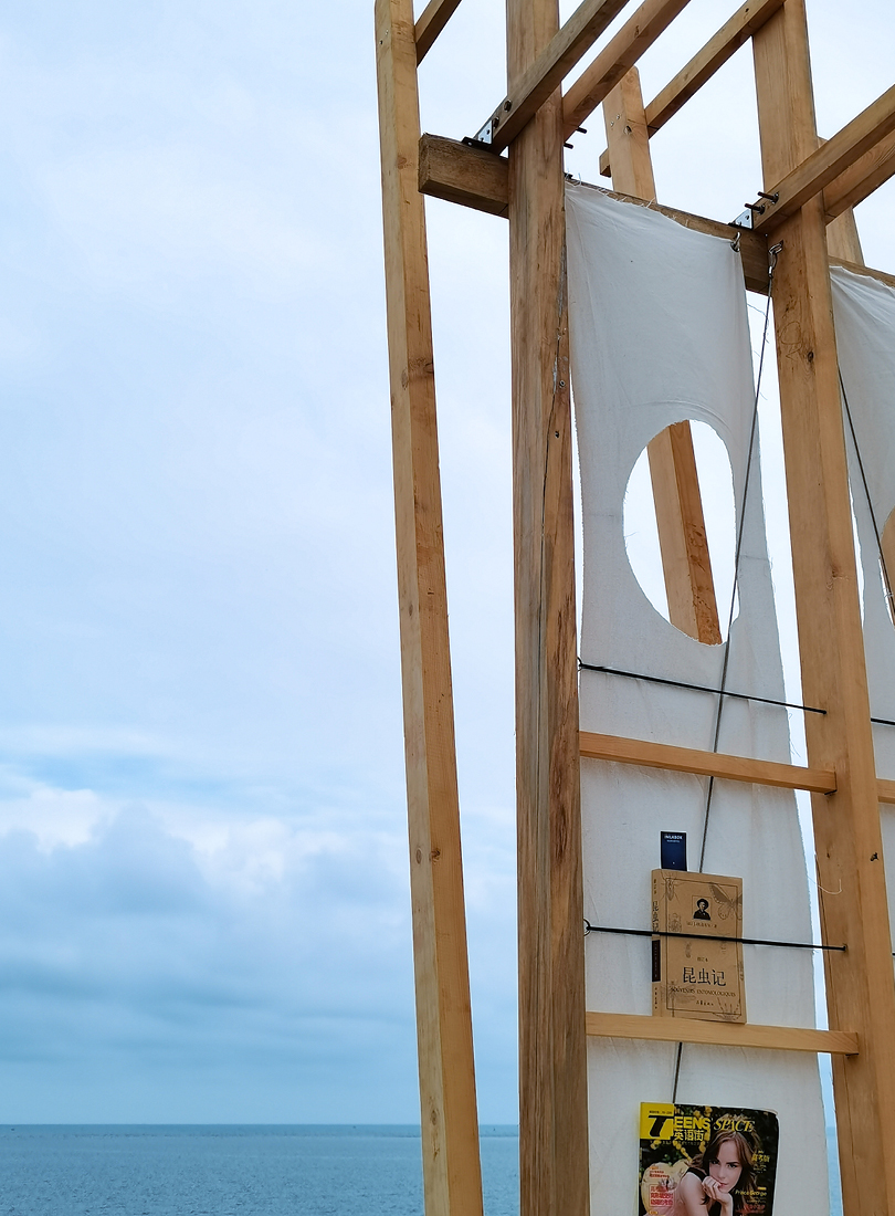 modular seaside mobile library travels across fishing villages in china