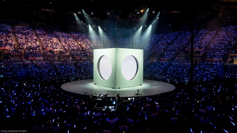 Ruby Law Rula Designs desarrolla la etapa de cubos del concierto de verano blanco en Hong Kong 1