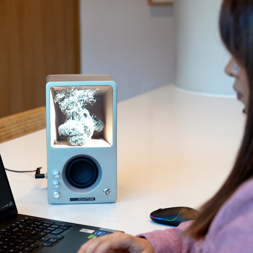 AI, art, and sound converge in holosculpture interactive artwork