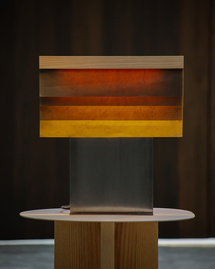 cultivated cellulose and layered ash shape series of horizon-inspired lighting - 5