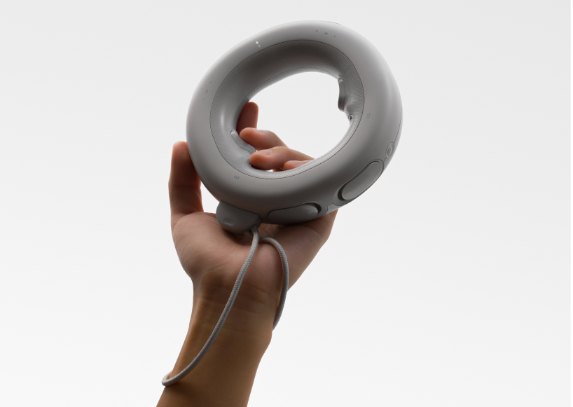 tuno ring-shaped DJ controller reimagines the deck as a portable donut device