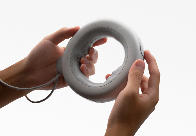 tuno ring-shaped DJ controller reimagines the deck as a portable donut device