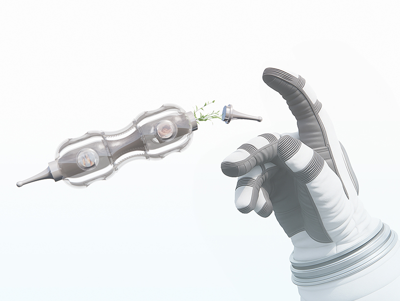 Talismán del astronauta: una cápsula de bolsillo para recuerdos y recuerdos en gravedad cero