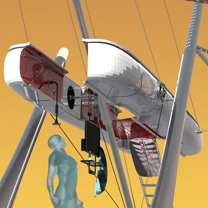 nomad&rsquo;s automobile imagines future of mobility with hybrid habitat-vehicle unit