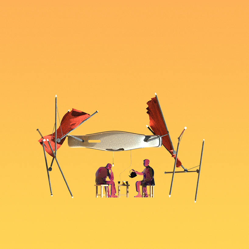 nomad&rsquo;s automobile imagines future of mobility with hybrid habitat-vehicle unit