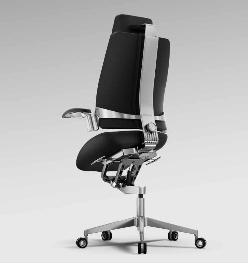El diseño de cadera abierta de la silla Levitask Vision desafía 50 años de ergonomía defectuosa