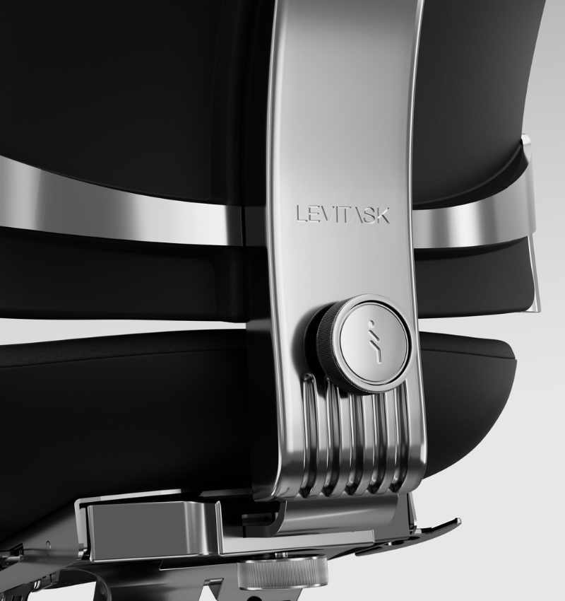 levitask vision chair's open hip angle design challenges 50 years of flawed ergonomics