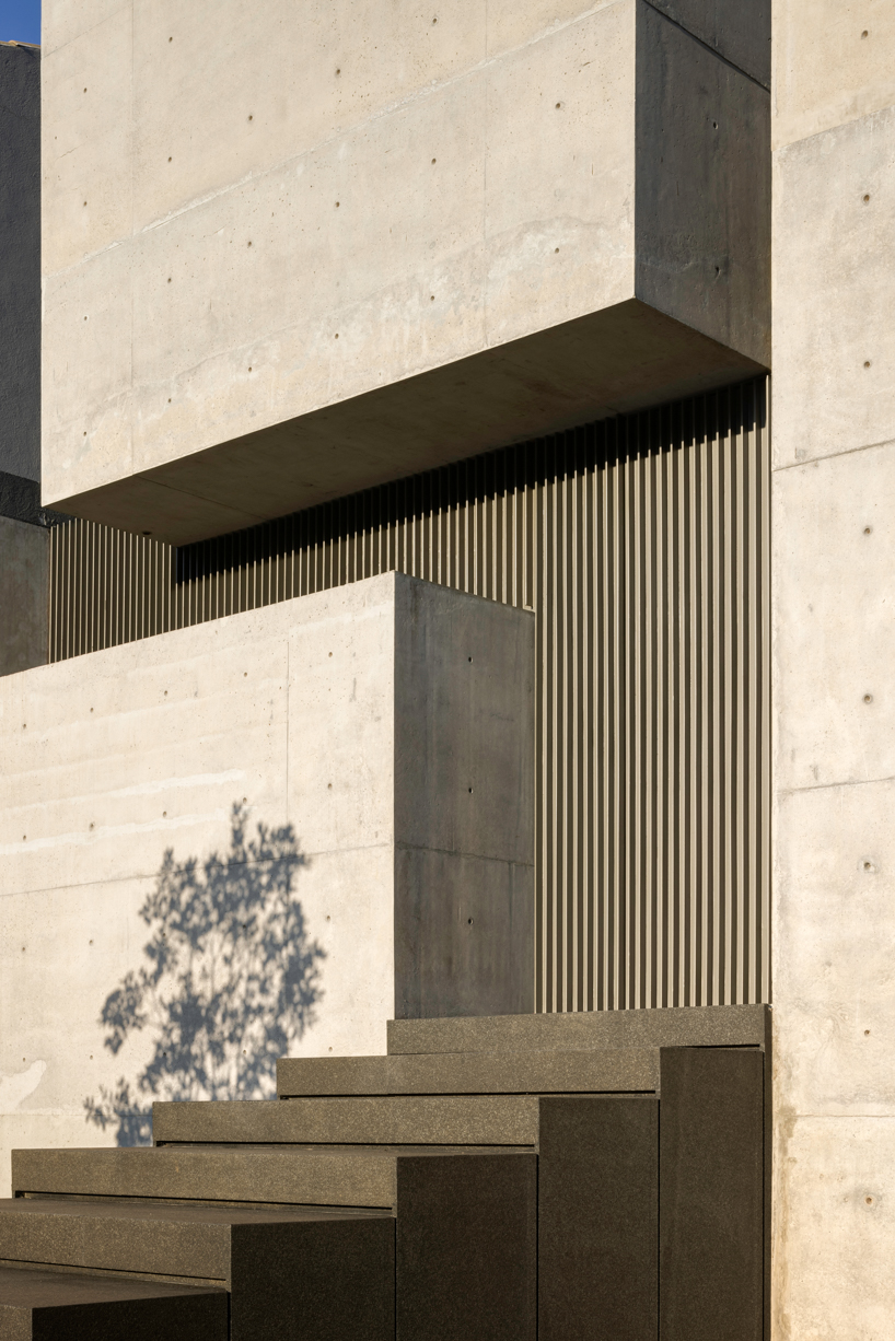 six extruded concrete volumes sculpt brutalist villa&rsquo;s facade in mexico city