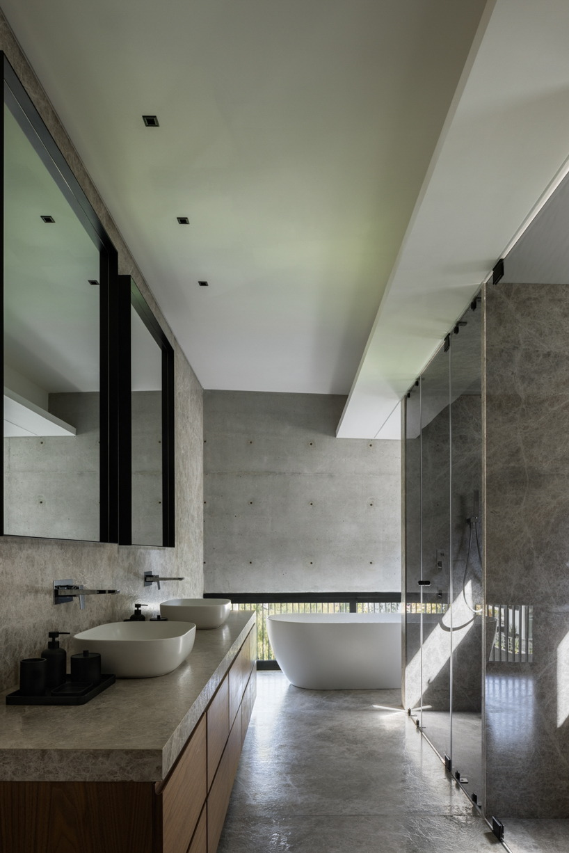 six extruded concrete volumes sculpt brutalist villa&rsquo;s facade in mexico city