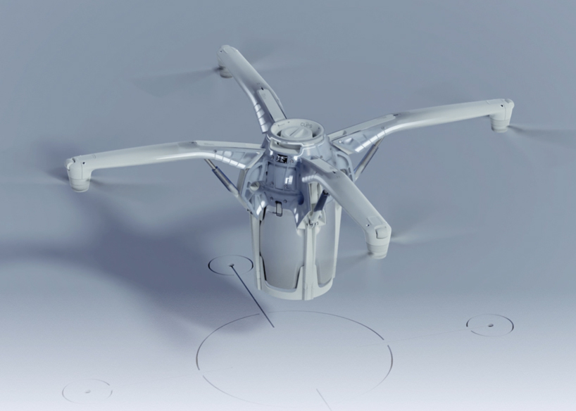 beer delivery drone parachutes