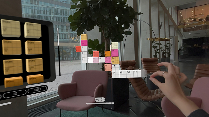 Operador convierte la producción musical en arquitectura xr escultura 2