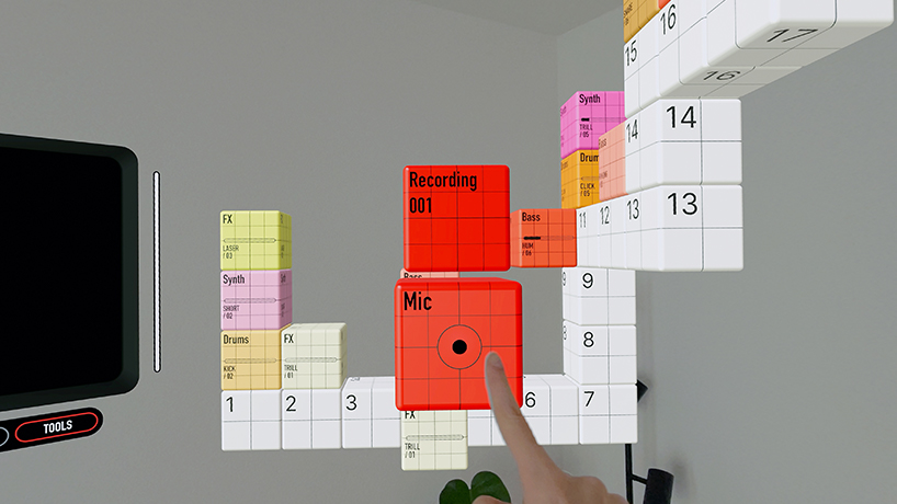 Operador convierte la producción musical en arquitectura xr escultura 3