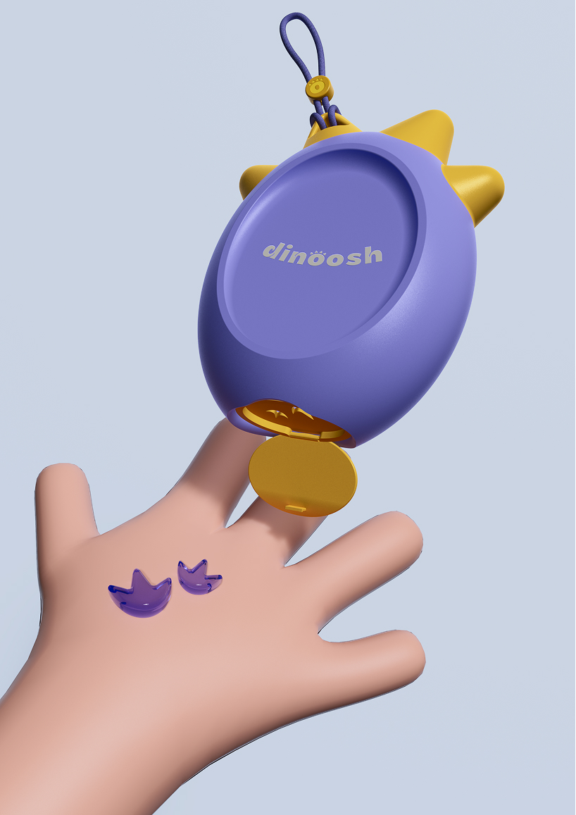 La herramienta para lavarse las manos con garra de dinosaurio que cambia de color ayuda a los niños a desarrollar hábitos de higiene consistentes