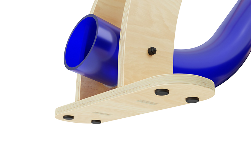 wooden boccia ramp encourages inclusive play for children with and without disabilities