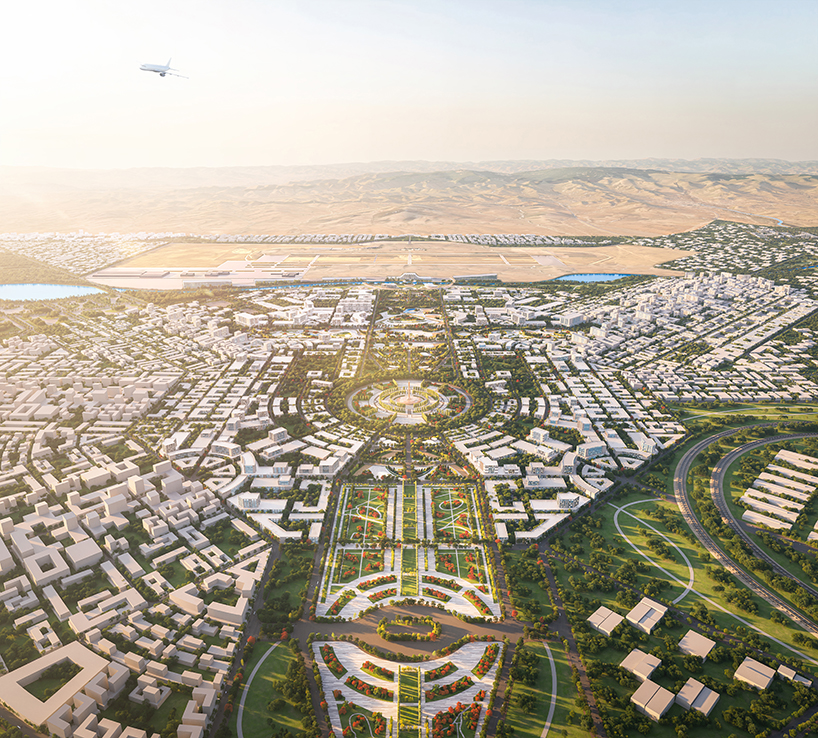 porous urban framework shapes landscape-driven mongolian city masterplan proposal