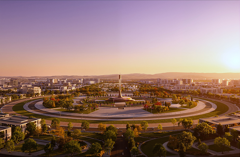 porous urban framework shapes landscape-driven mongolian city masterplan proposal