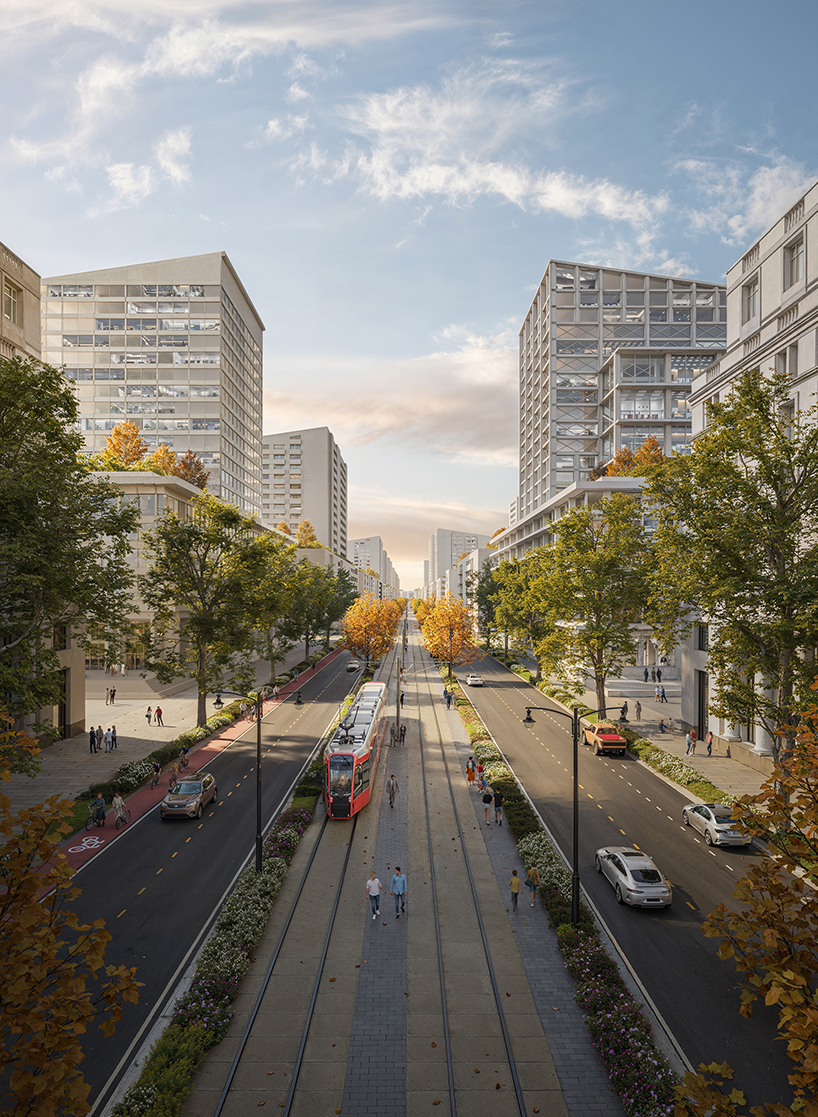 porous urban framework shapes landscape-driven mongolian city masterplan proposal