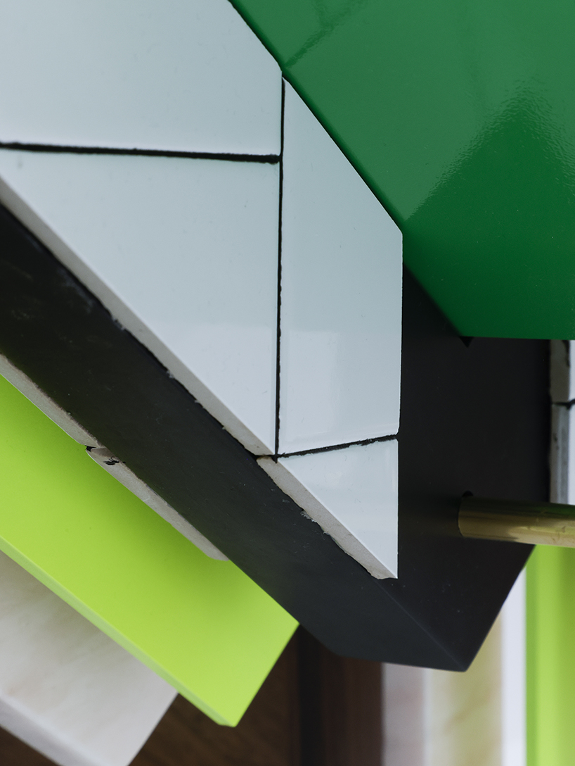 a sculptural side table inspired by handwritten love letters and the letter M - 8
