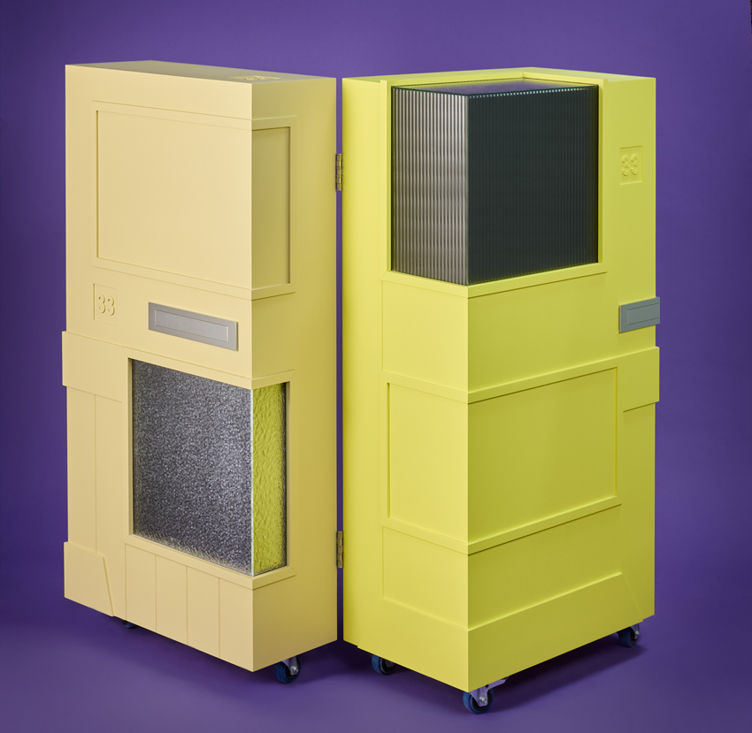 paul&albert turn dutch front doors into sculptural cabinet for citizen participation in assen - 3