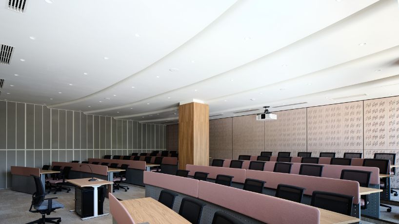 metal sawtooth roof tops renovated narxoz university business school in almaty