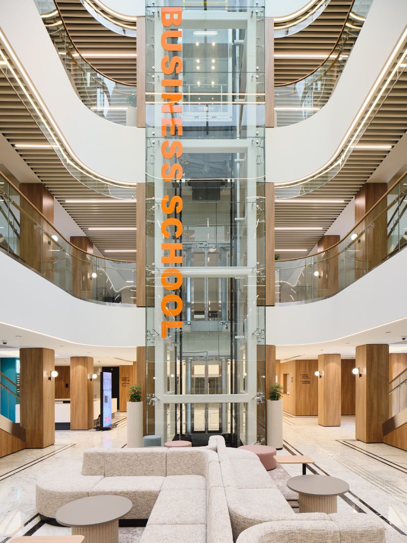 metal sawtooth roof tops renovated narxoz university business school in almaty