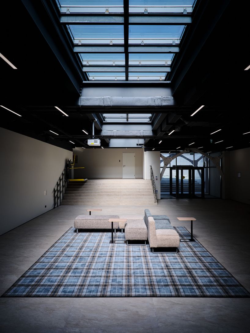 metal sawtooth roof tops renovated narxoz university business school in almaty